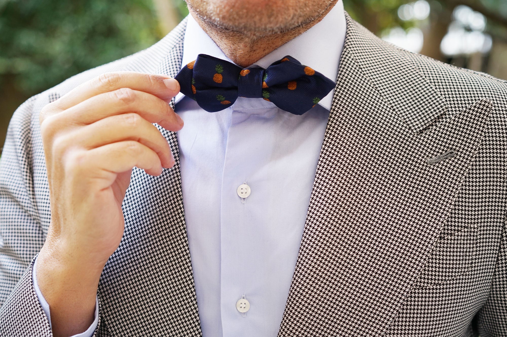 Pineapple Diamond Bow Tie