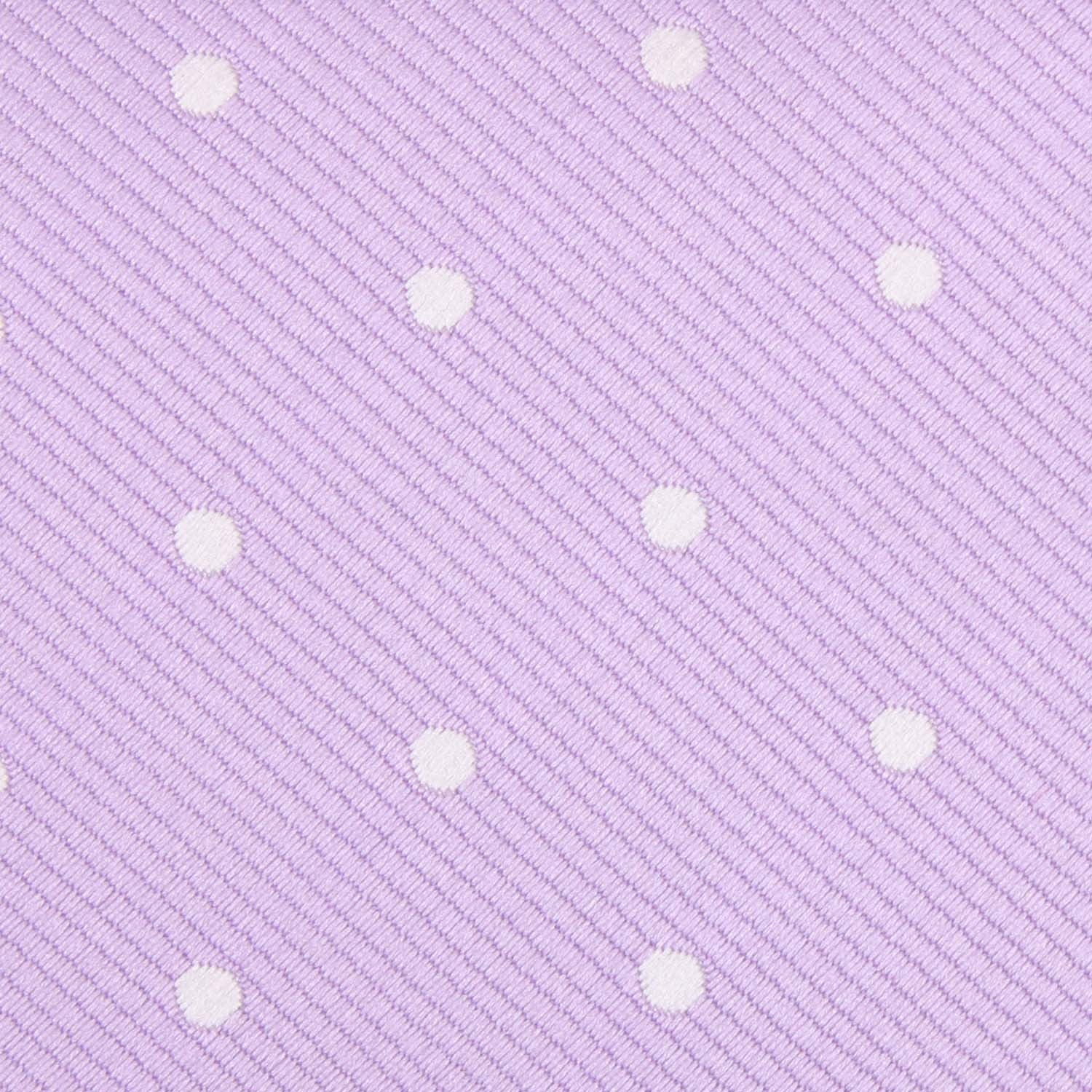 Light Purple with White Polka Dots Pocket Square