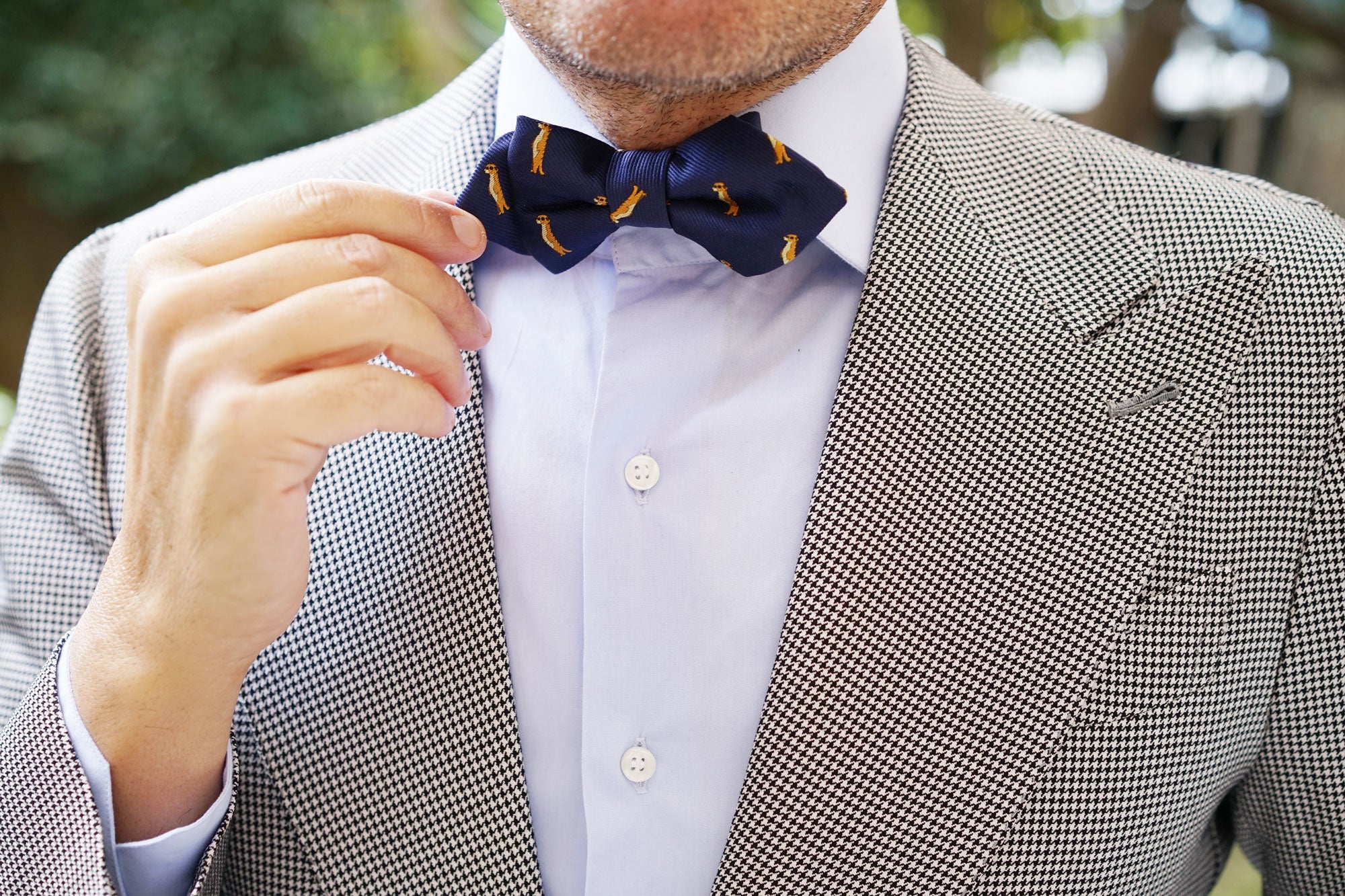 Meerkat Diamond Bow Tie