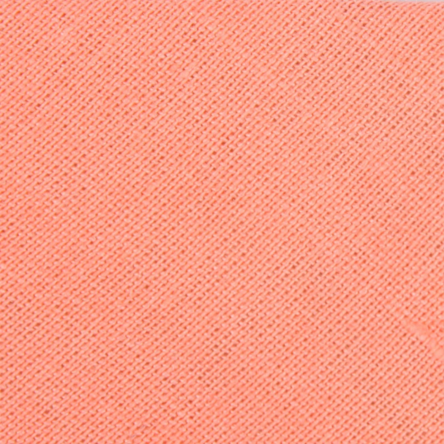 Coral Pink Linen Necktie