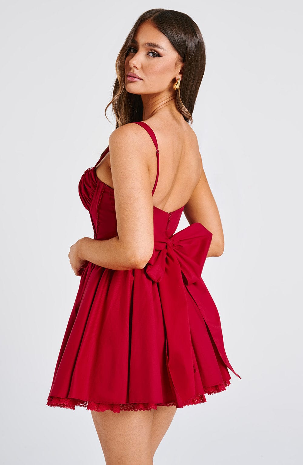 Josie Mini Dress - Red