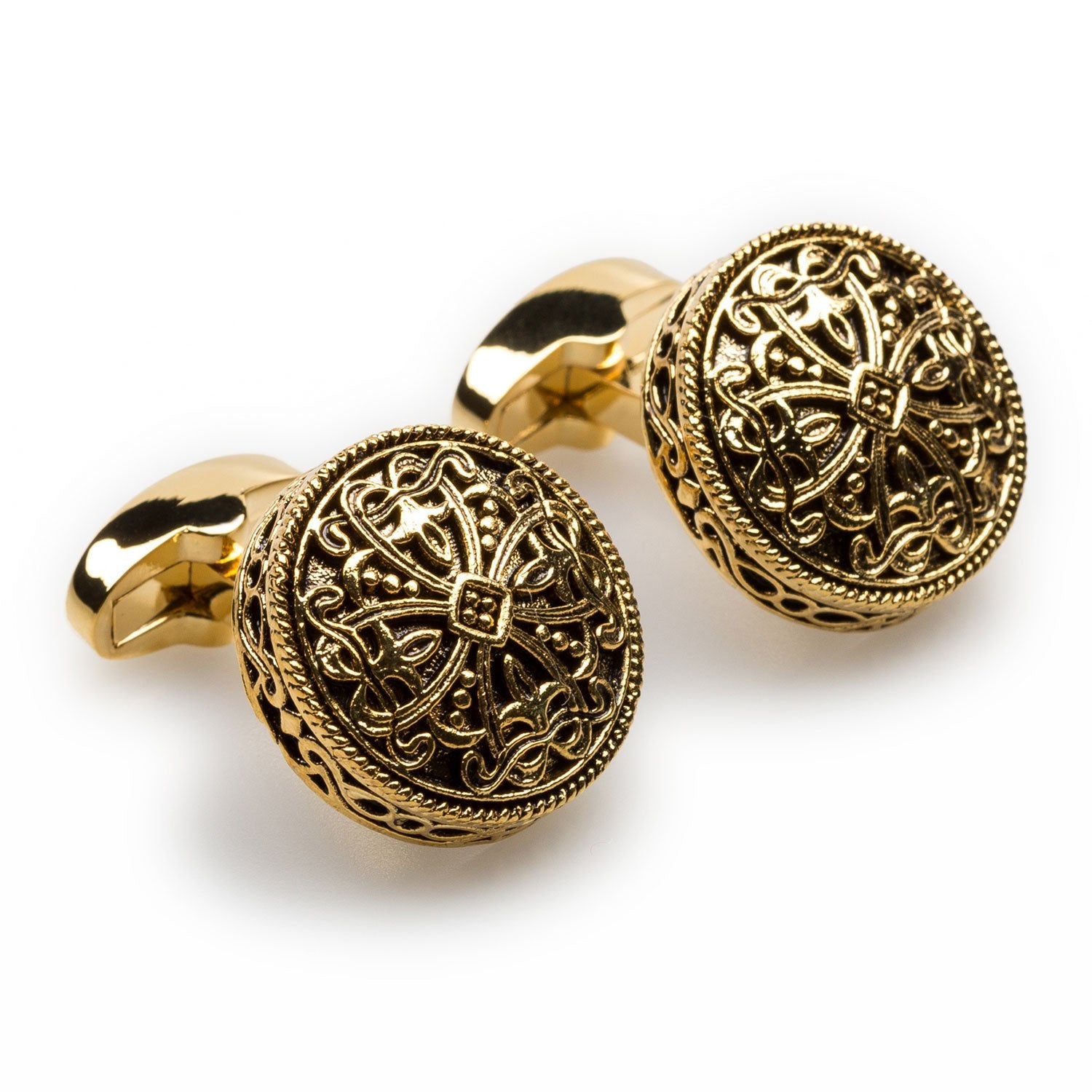 Augustus Caesar Gold Cufflinks