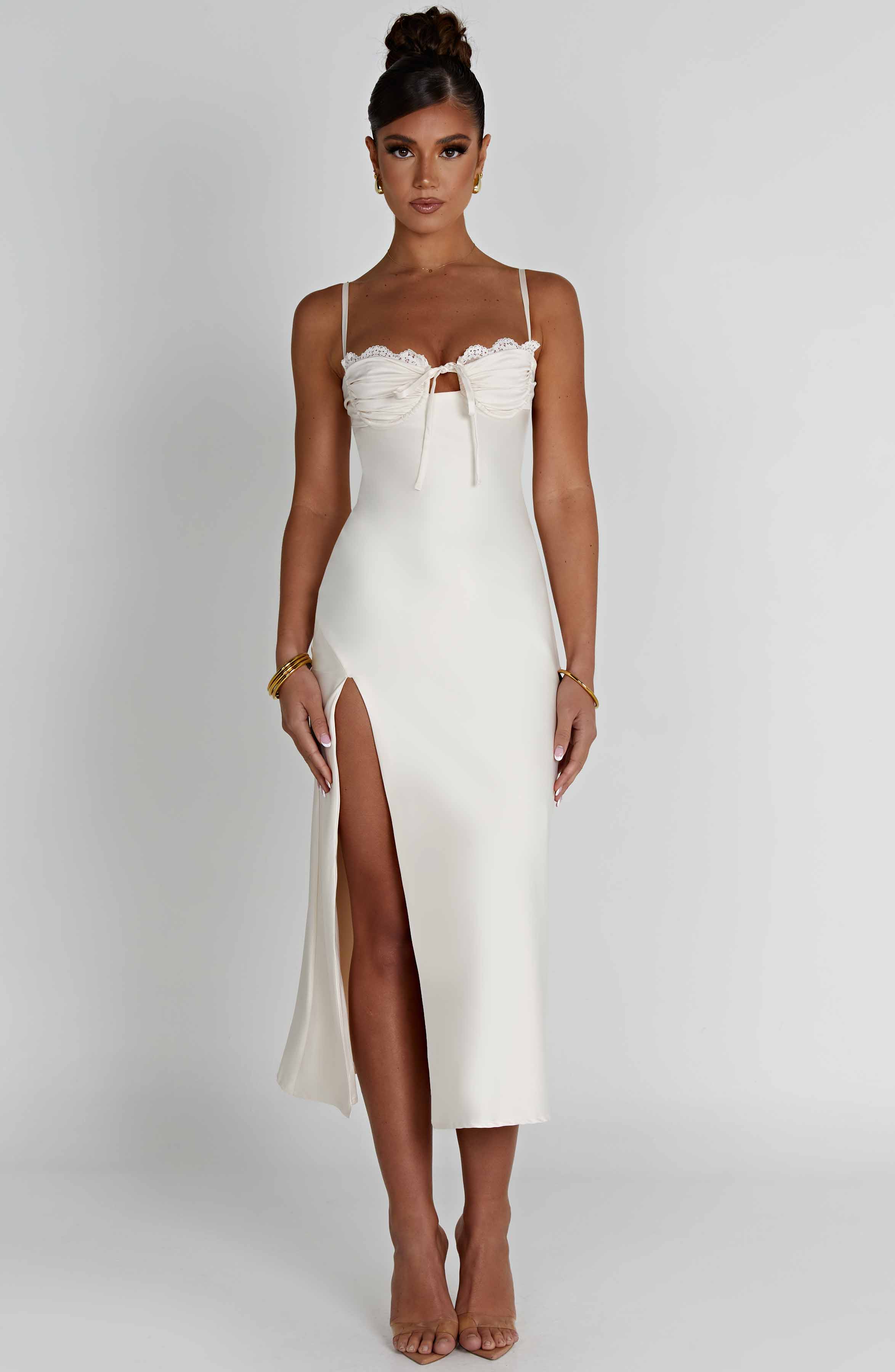 Ardelle Midi Dress - Ivory