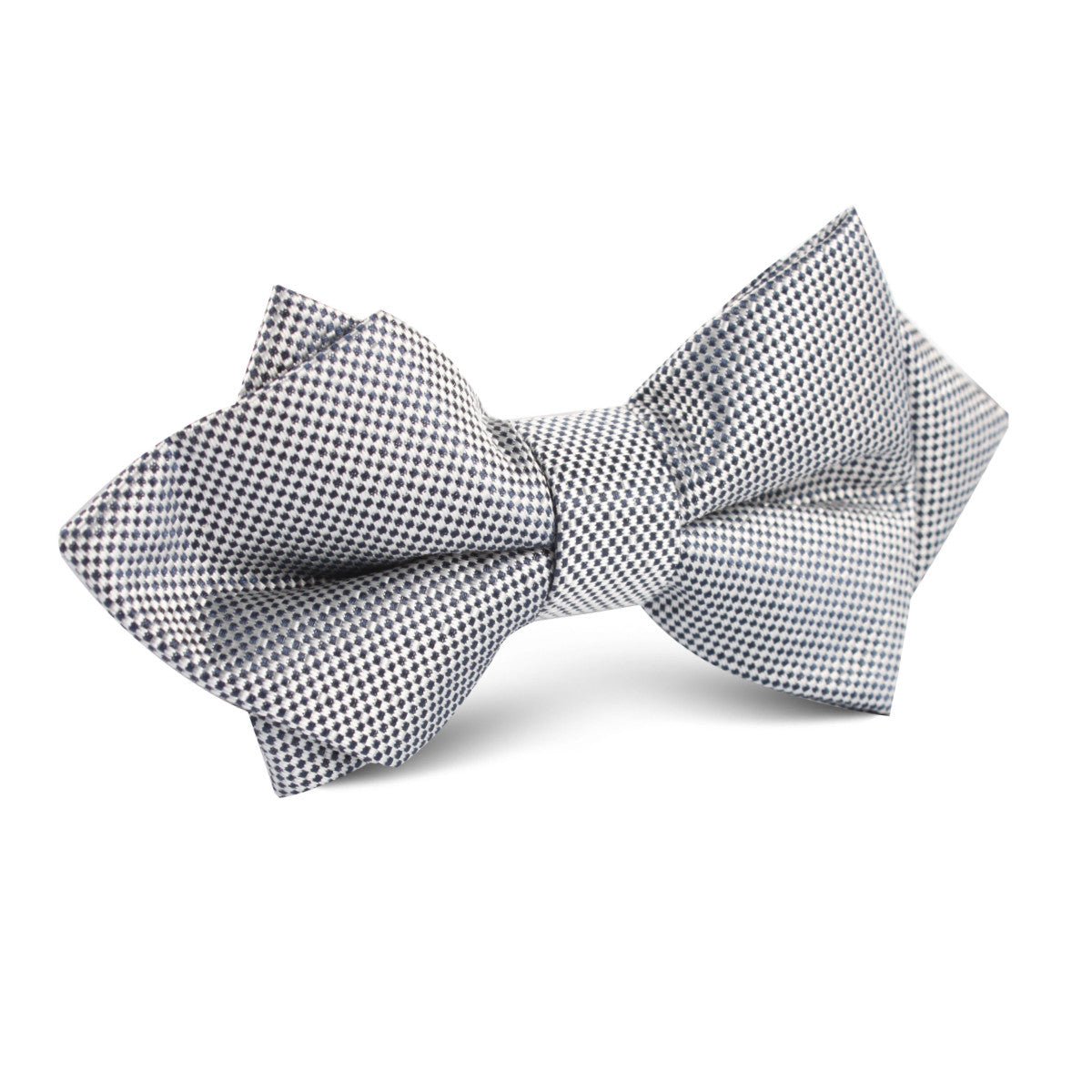 Black Micro Dot Diamond Bow Tie