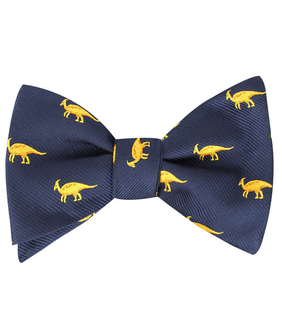 Parasaurolophus Dinosaurs Self Bow Tie