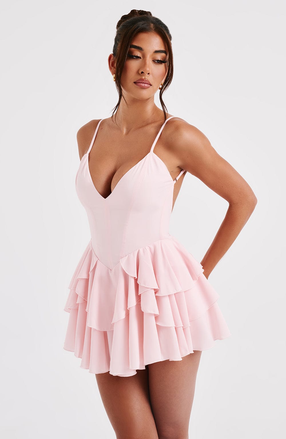 Veena Playsuit - Blush