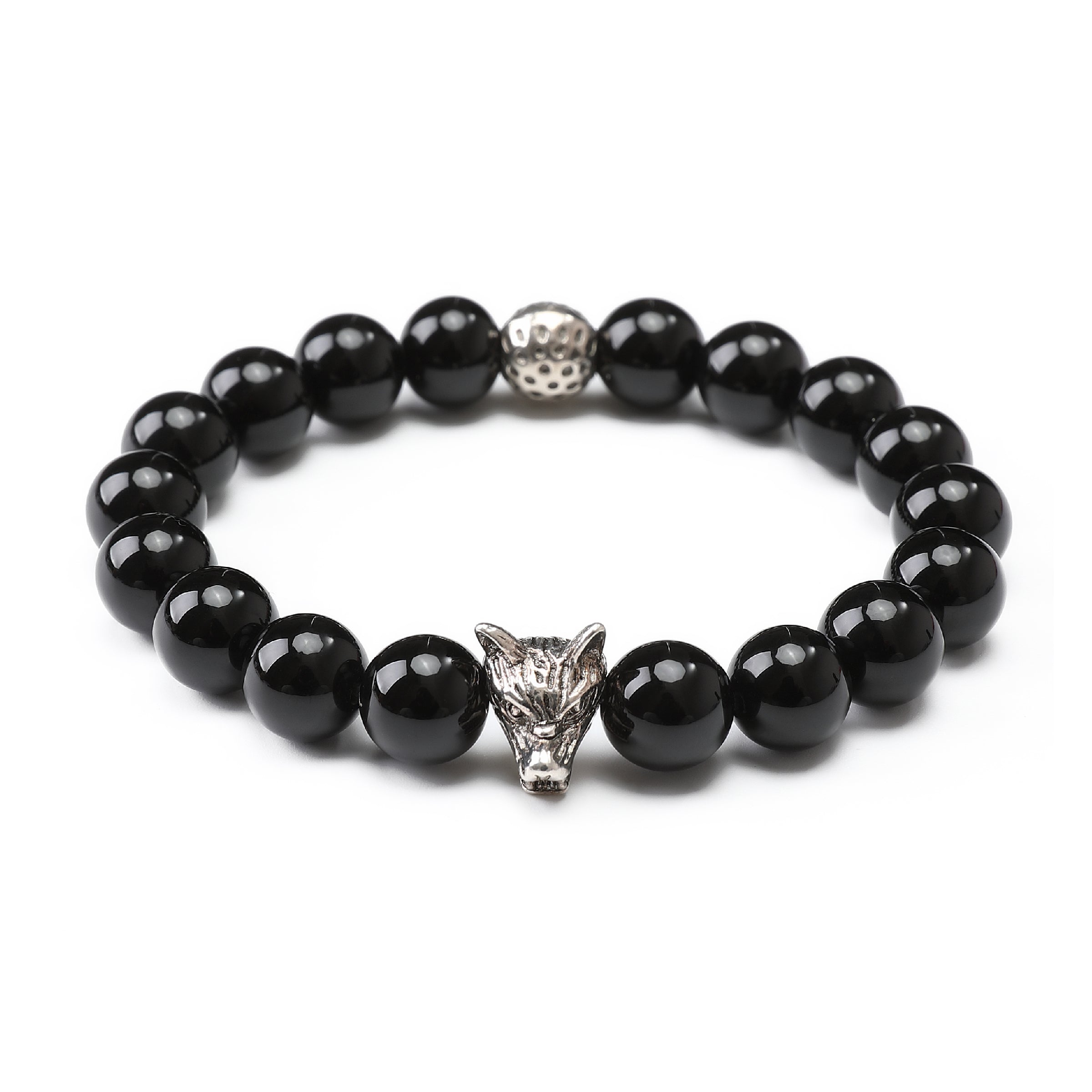 Wild Wolf Onyx Bracelet