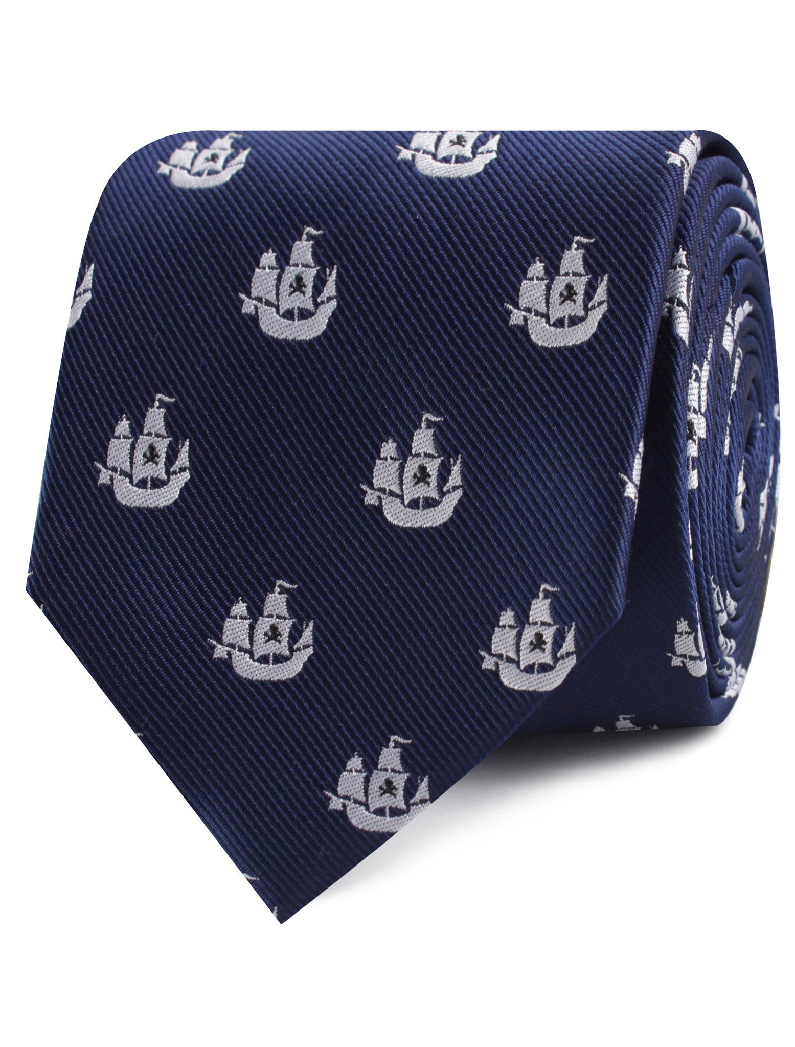 Nautical Pirate Ship Tie