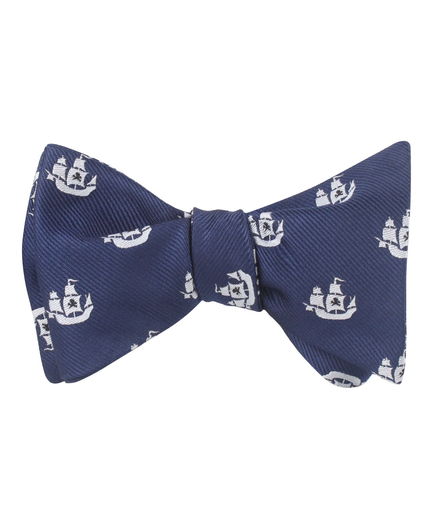 Nautical Pirate Ship Self Bow Tie