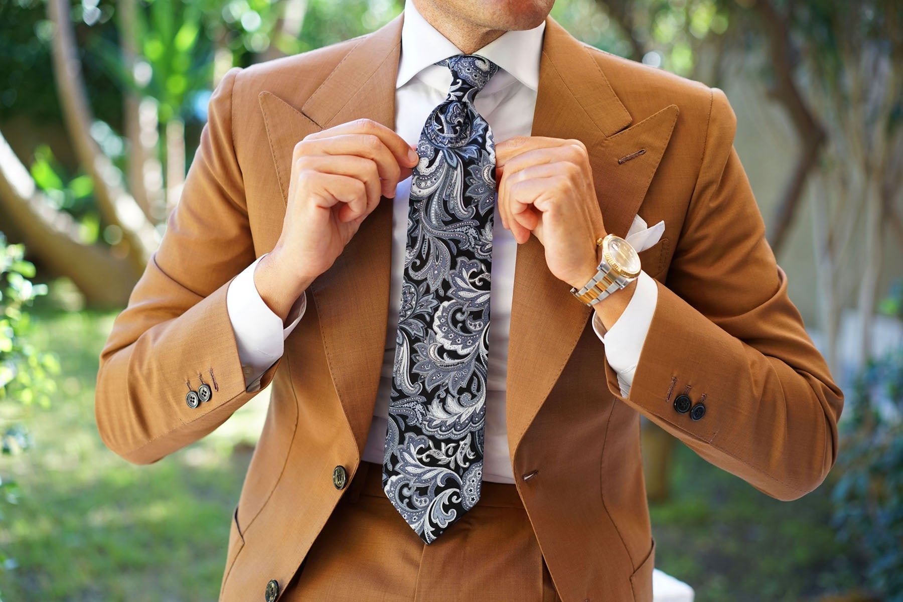 Lampedusa Paisley Tie