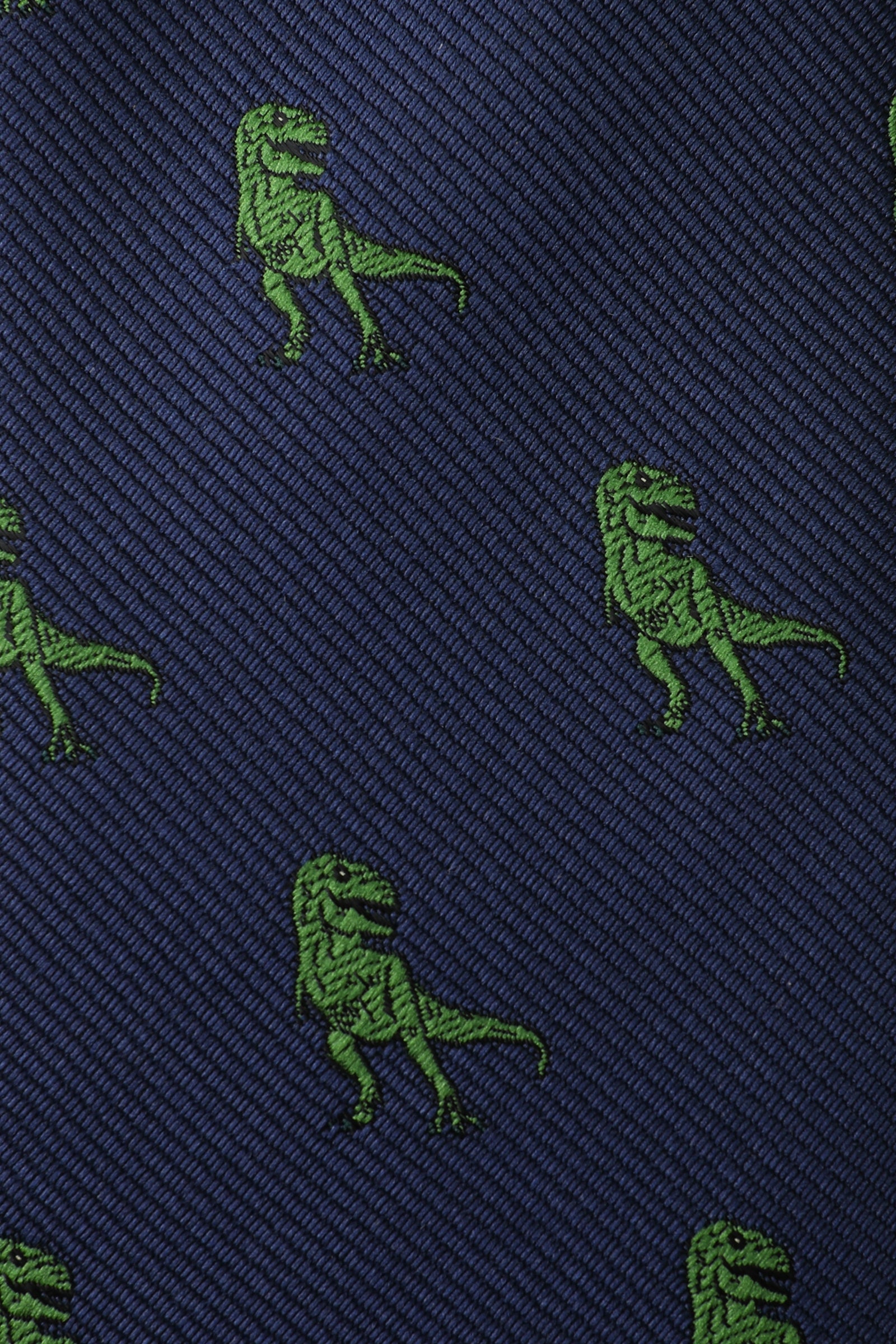 Green T-Rex Dinosaur Kids Necktie