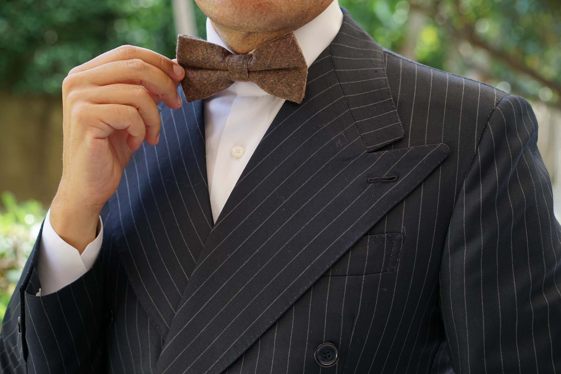 Monaco Brown Bow Tie