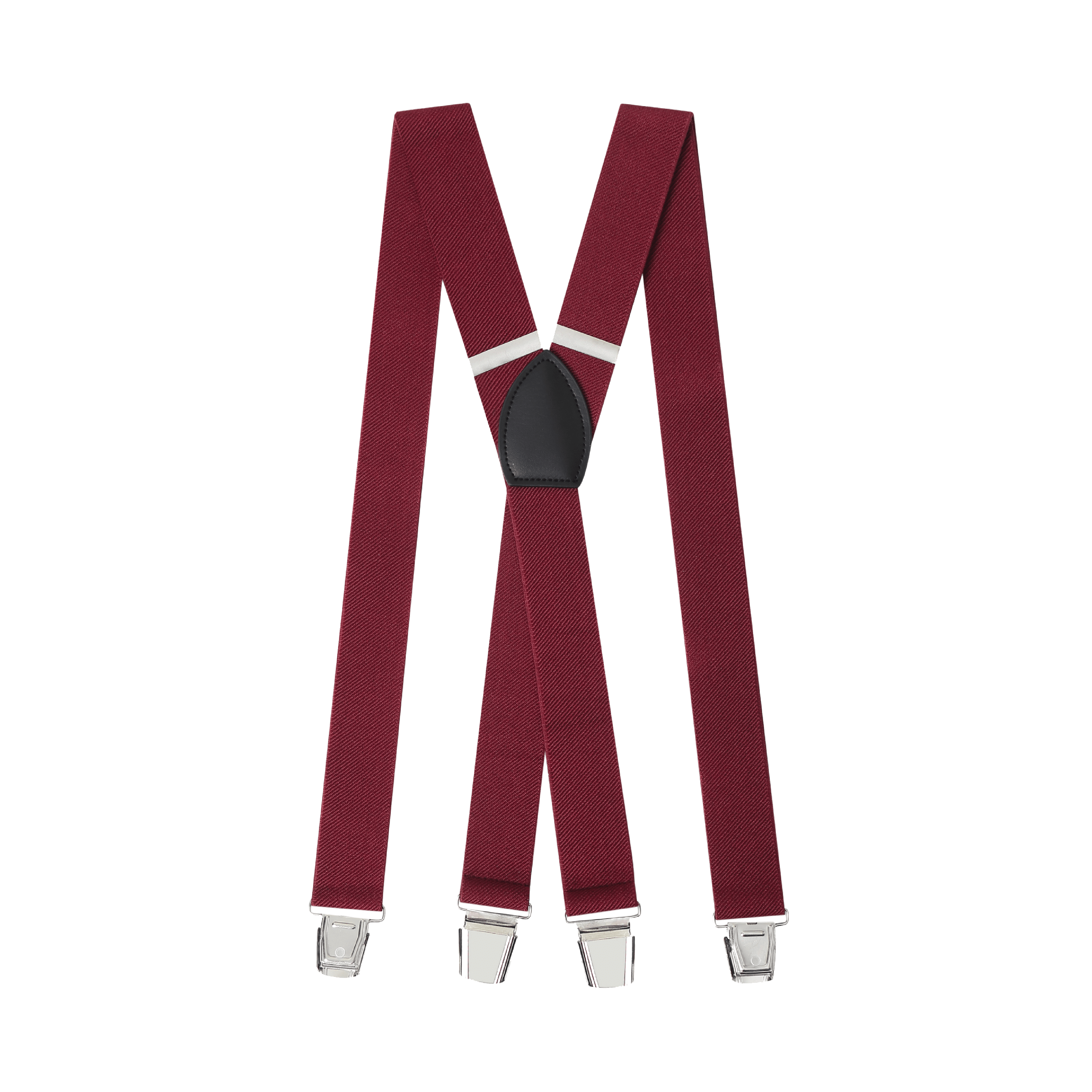 Burgundy Suspender Braces