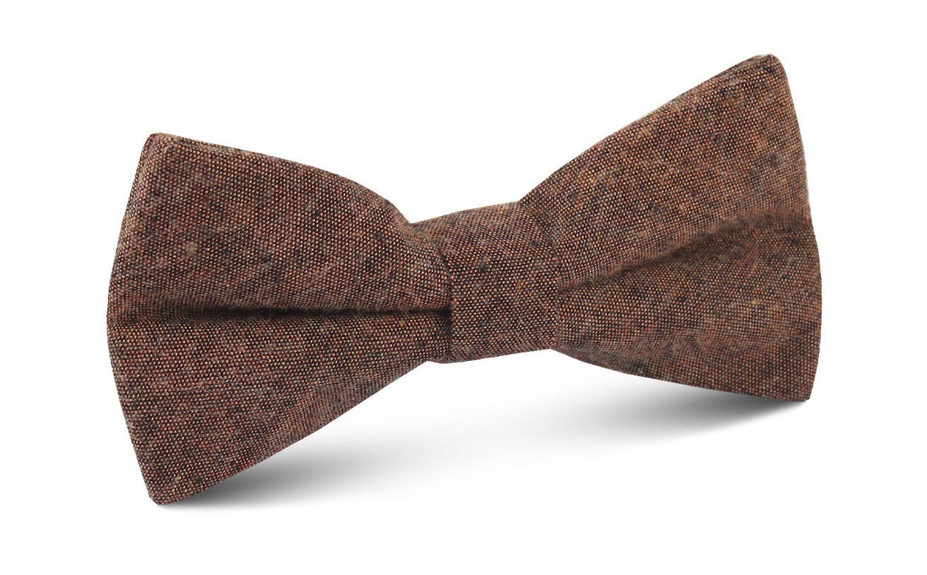 Monaco Brown Bow Tie