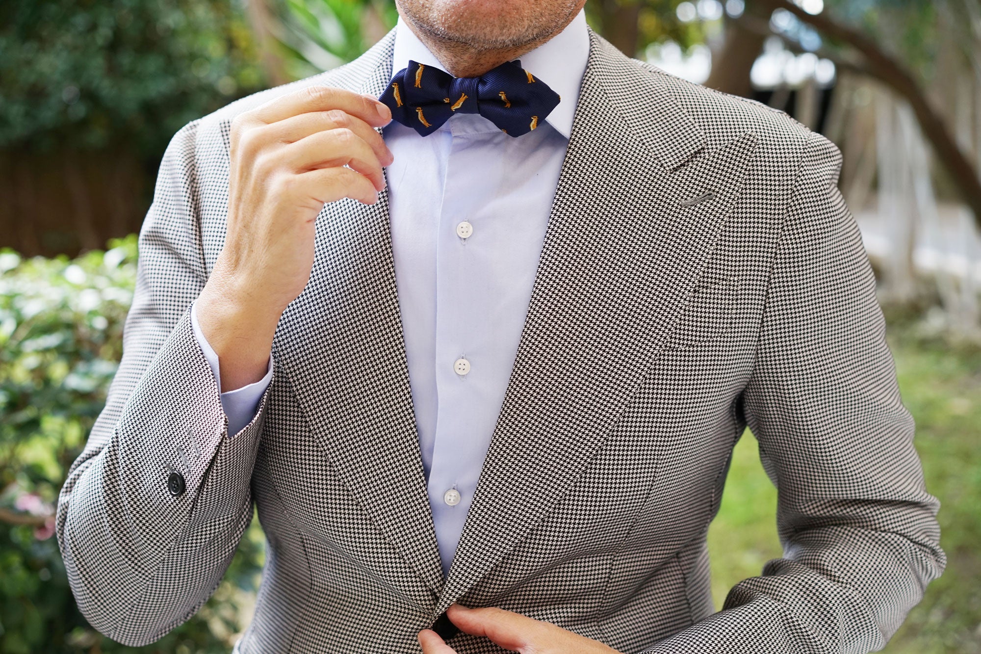 Meerkat Diamond Bow Tie