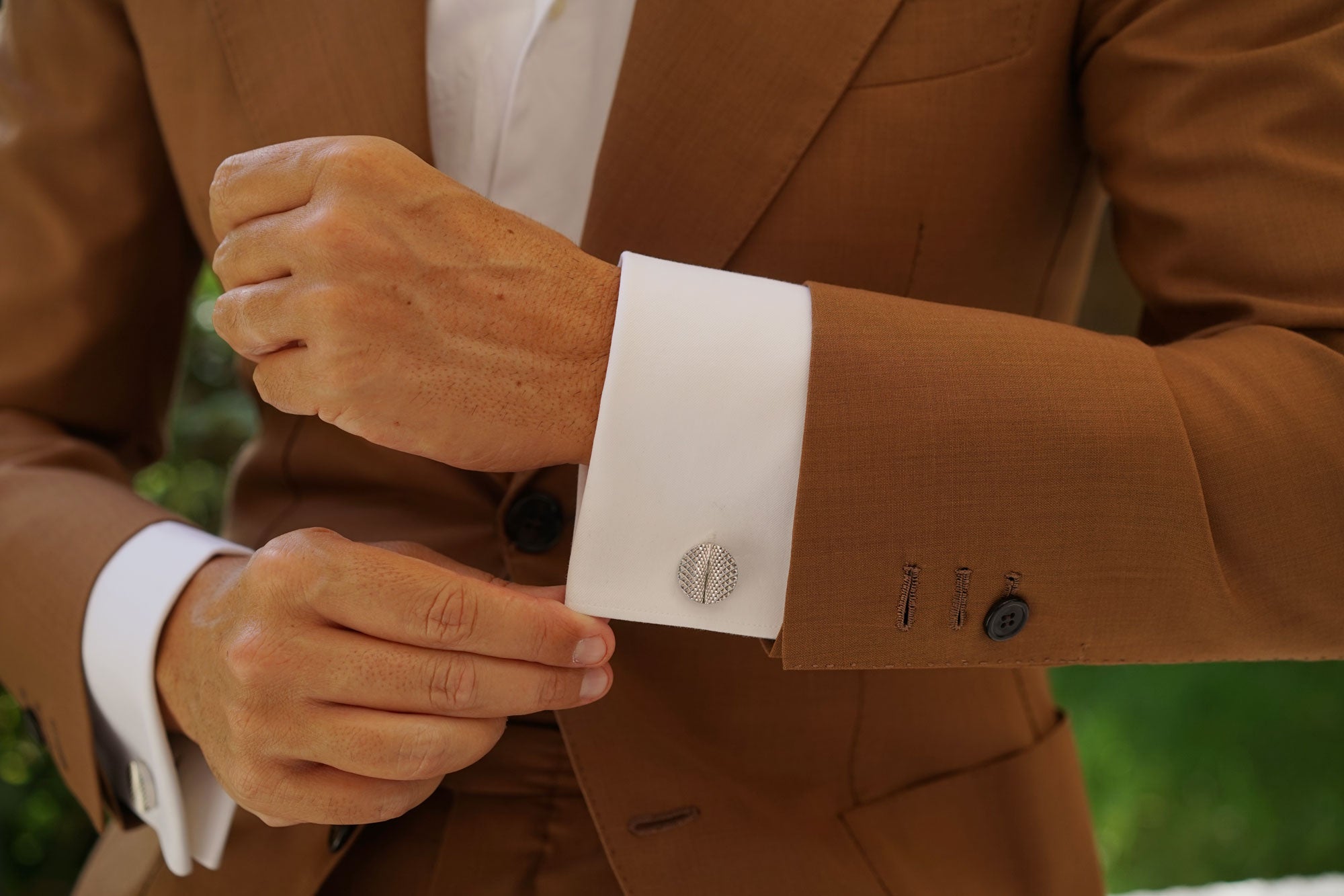 Silver Fassbender Cufflinks