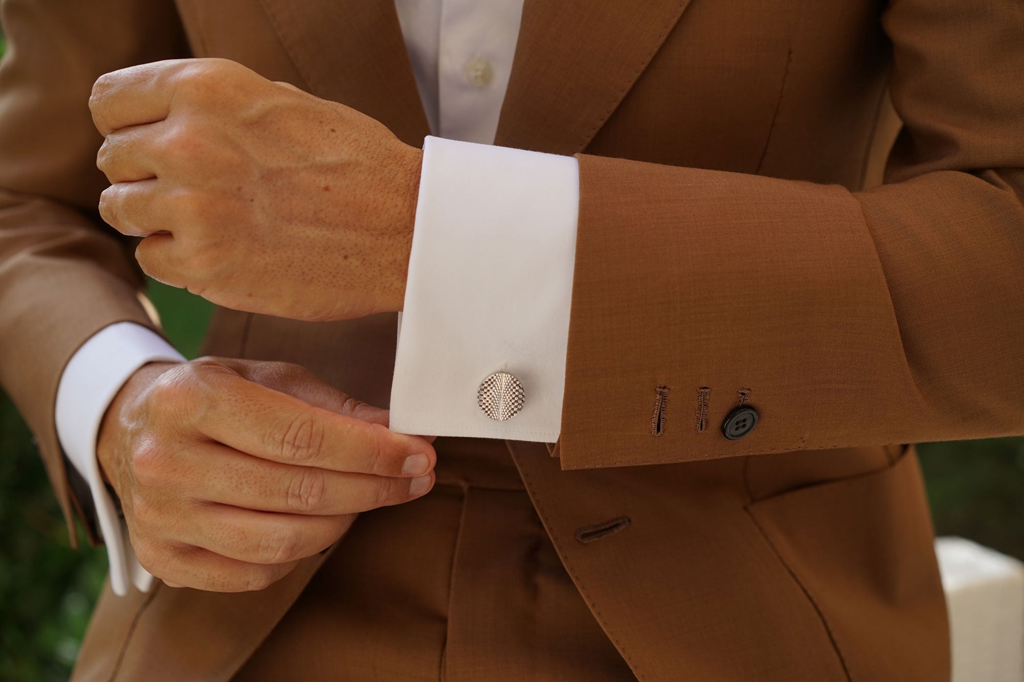 Silver Fassbender Cufflinks