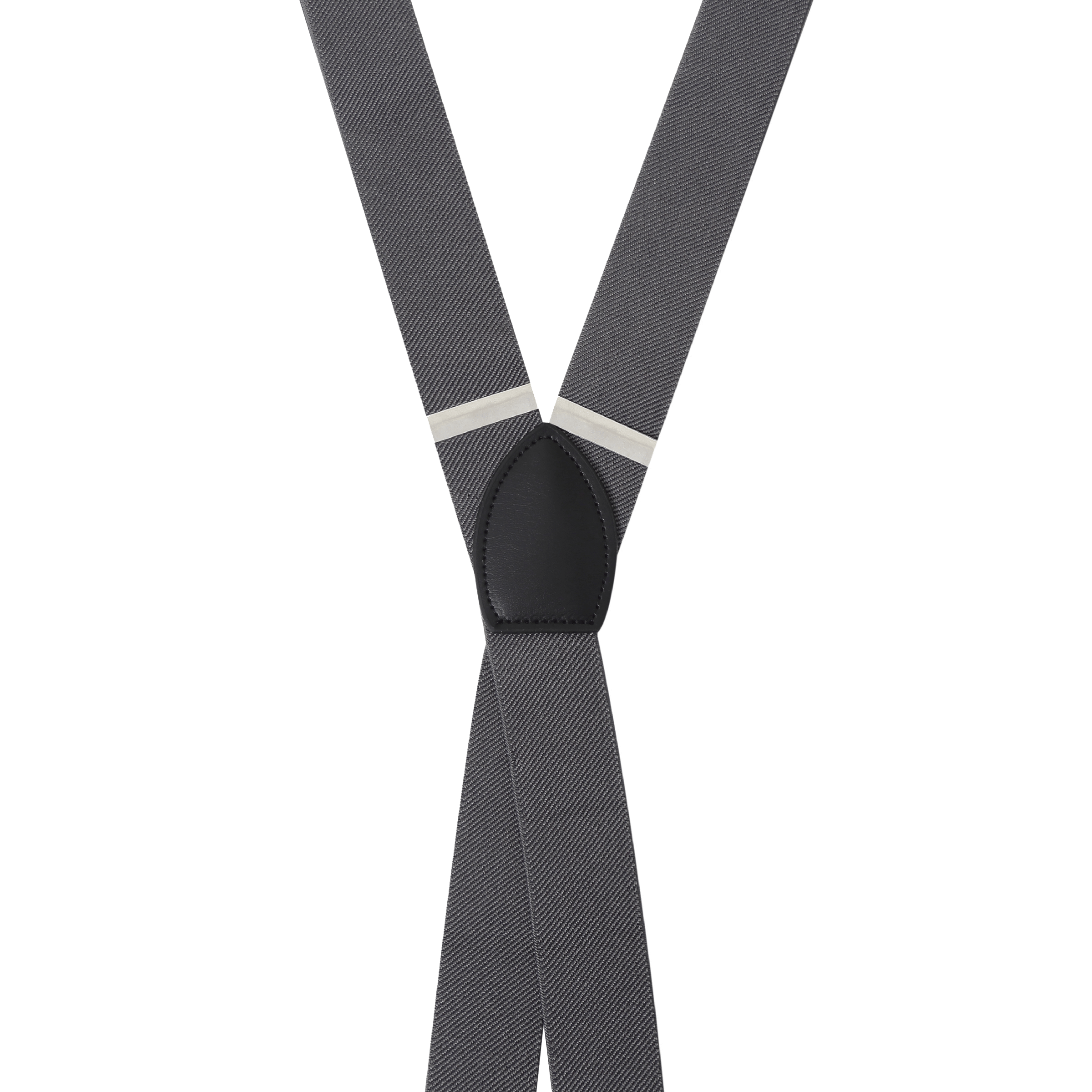 Charcoal Grey Suspender Braces