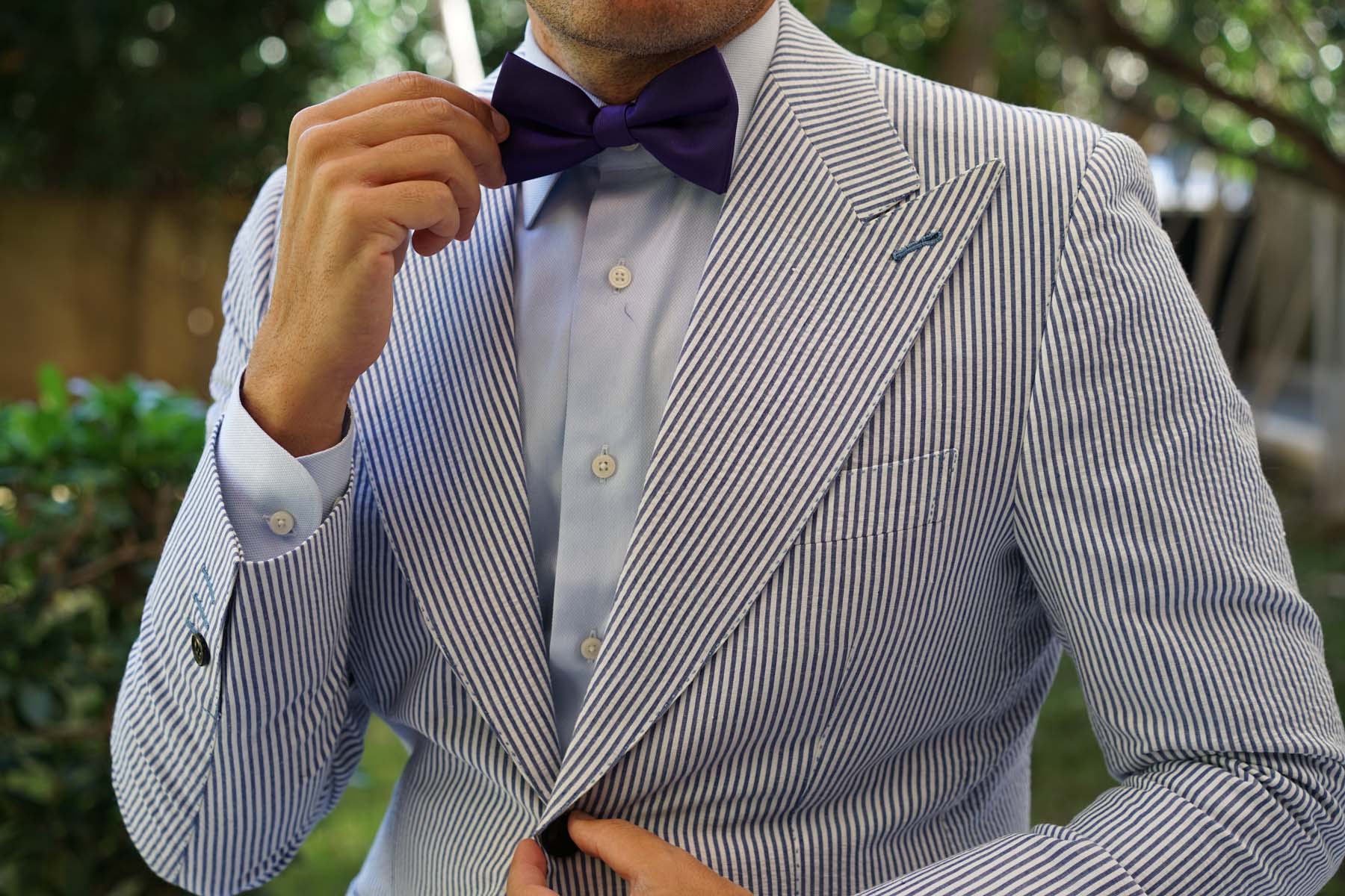 Royal Purple Bow Tie