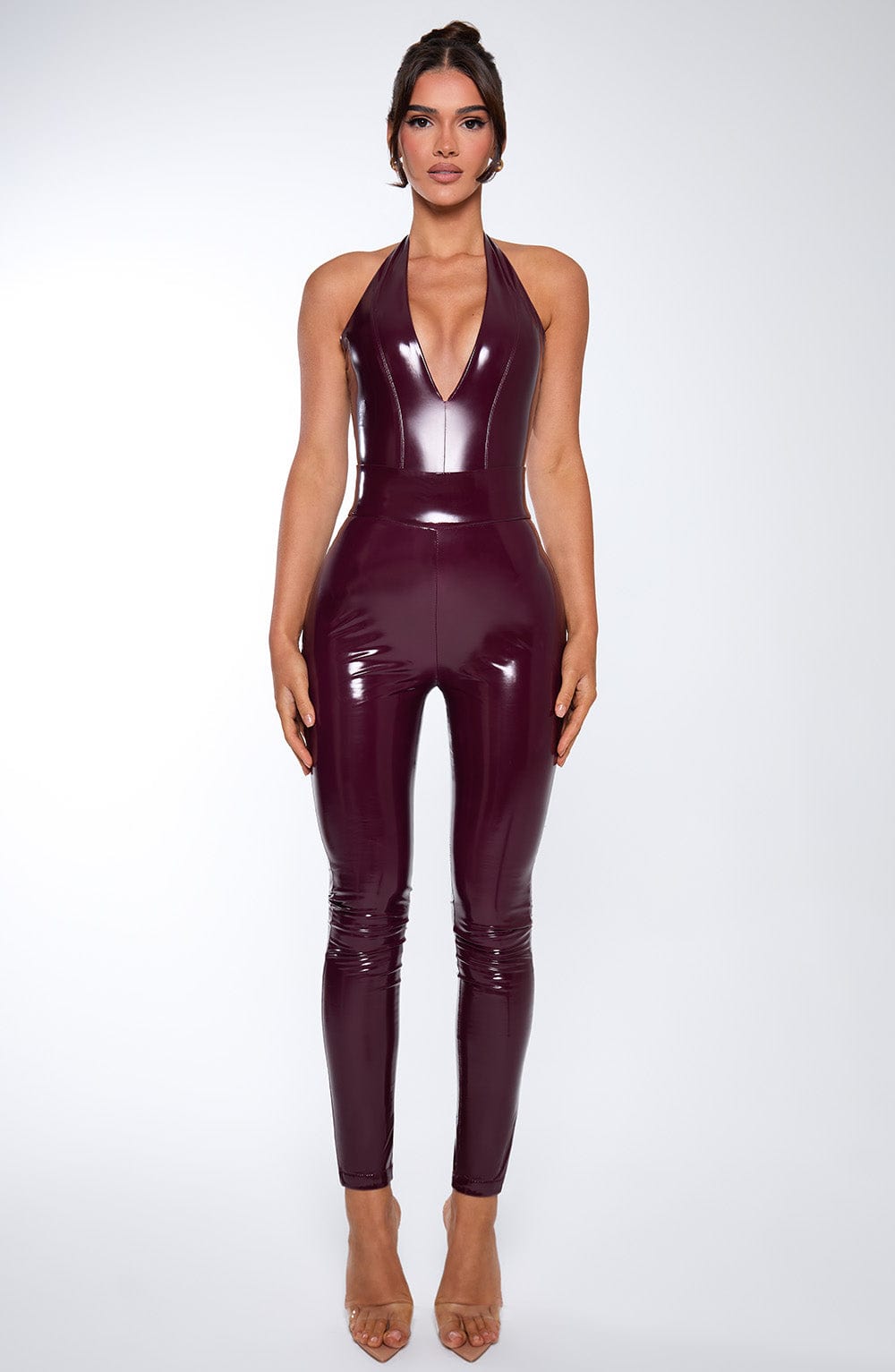 Harley Bodysuit - Cherry Lacquer