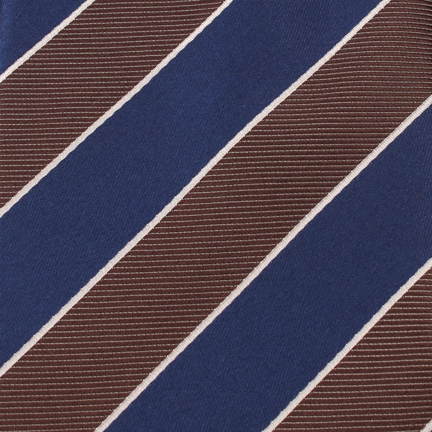 Navy Blue Black White Diagonal Tie