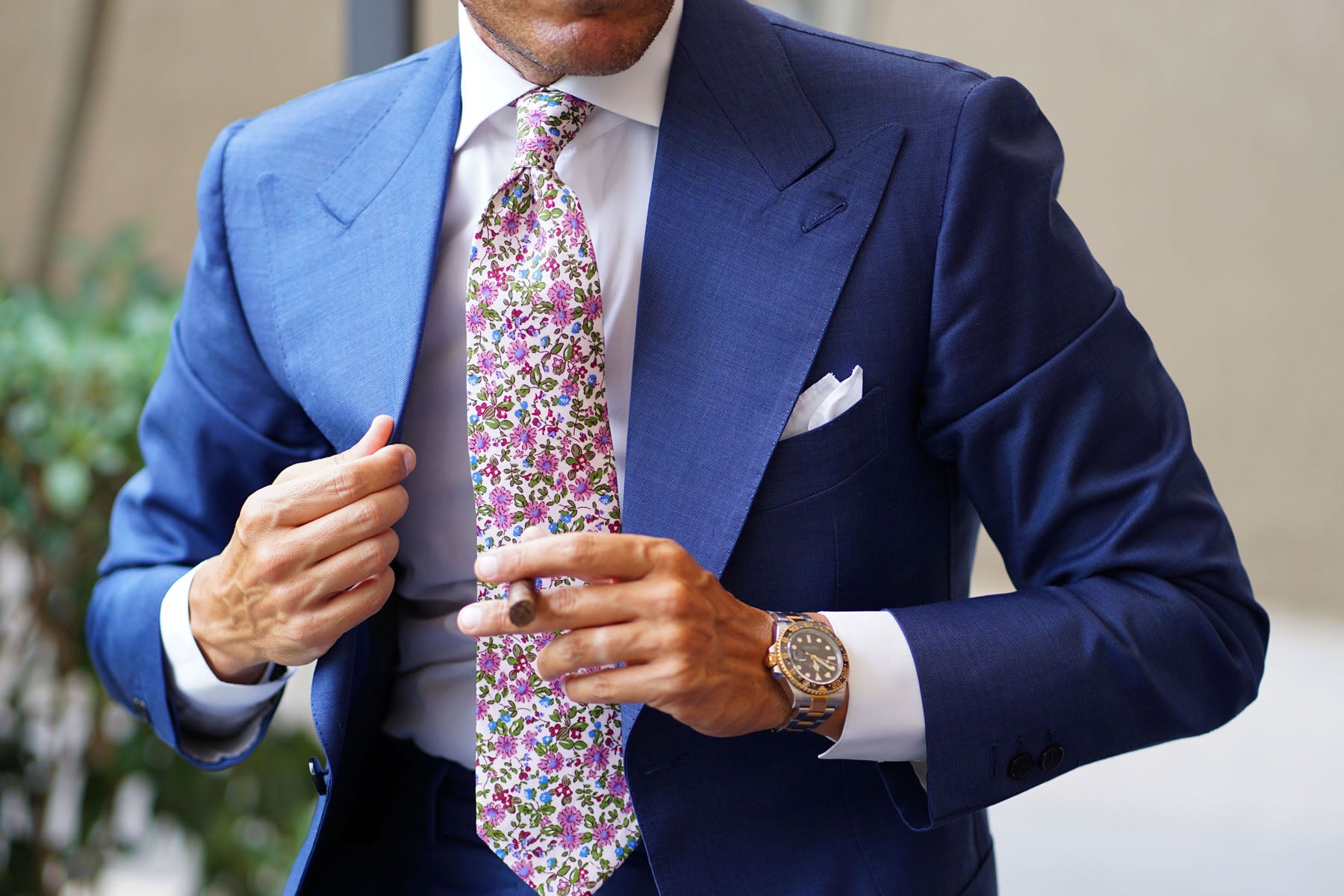 Etrangère Paradis Floral Necktie