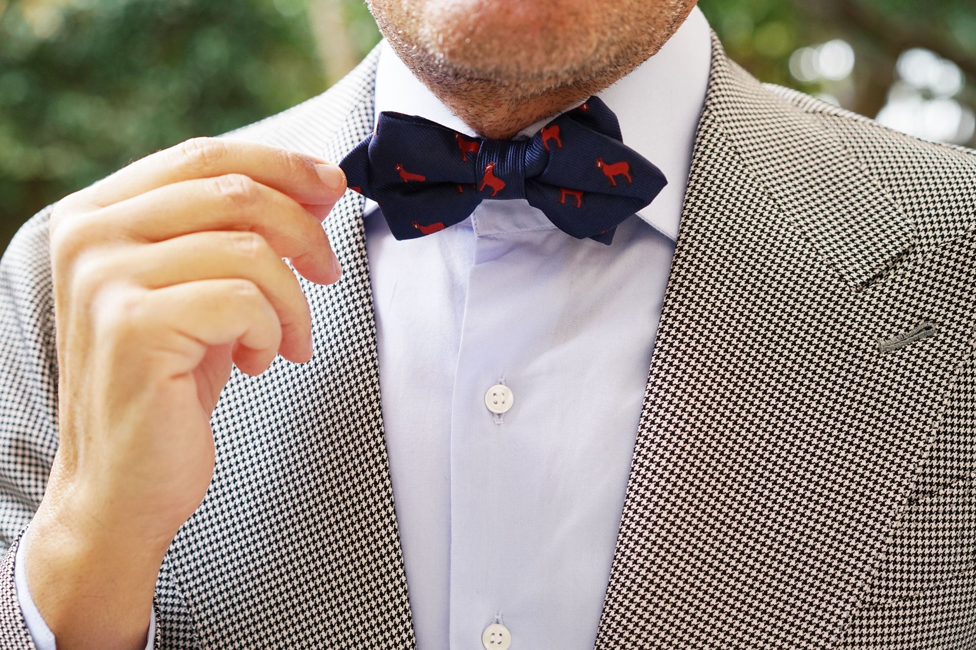 American Quarter Horse Diamond Bow Tie