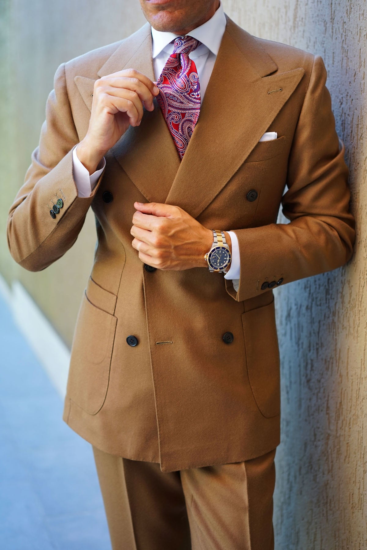 Paisley Red Tie