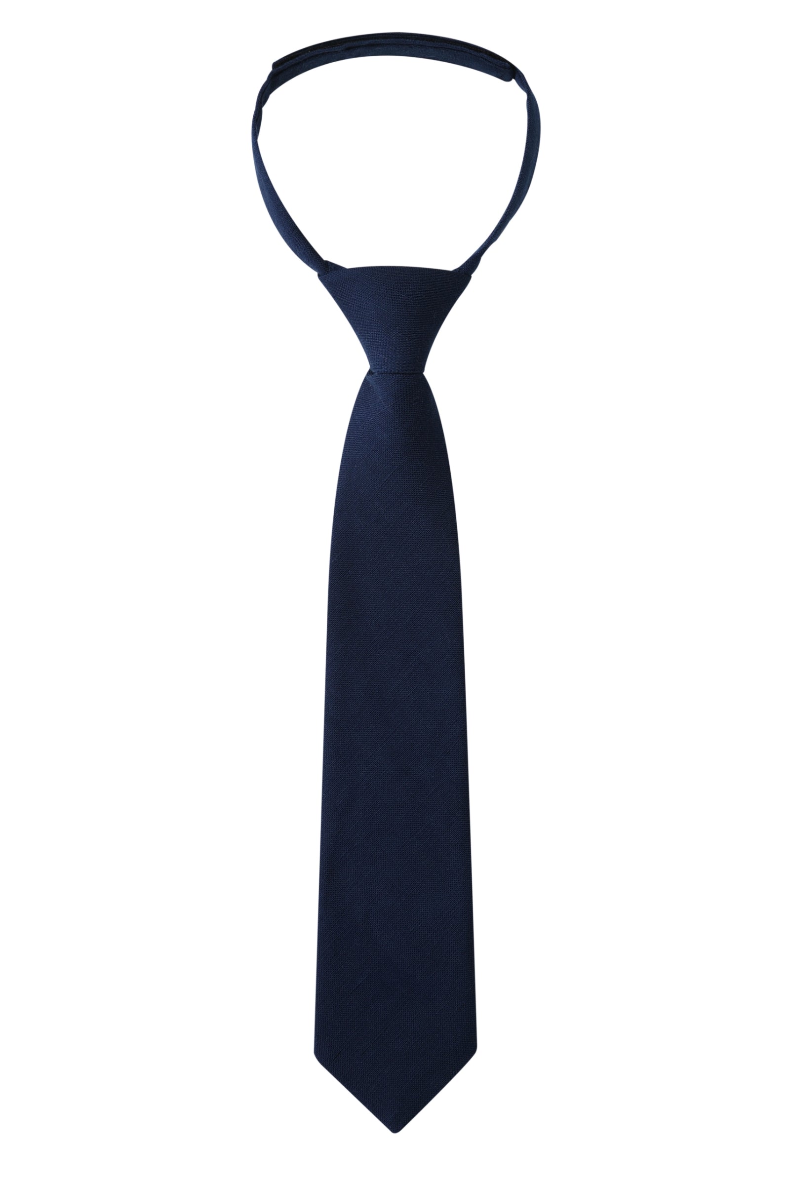 Jeune Fille Endormie Navy Linen Kids Necktie