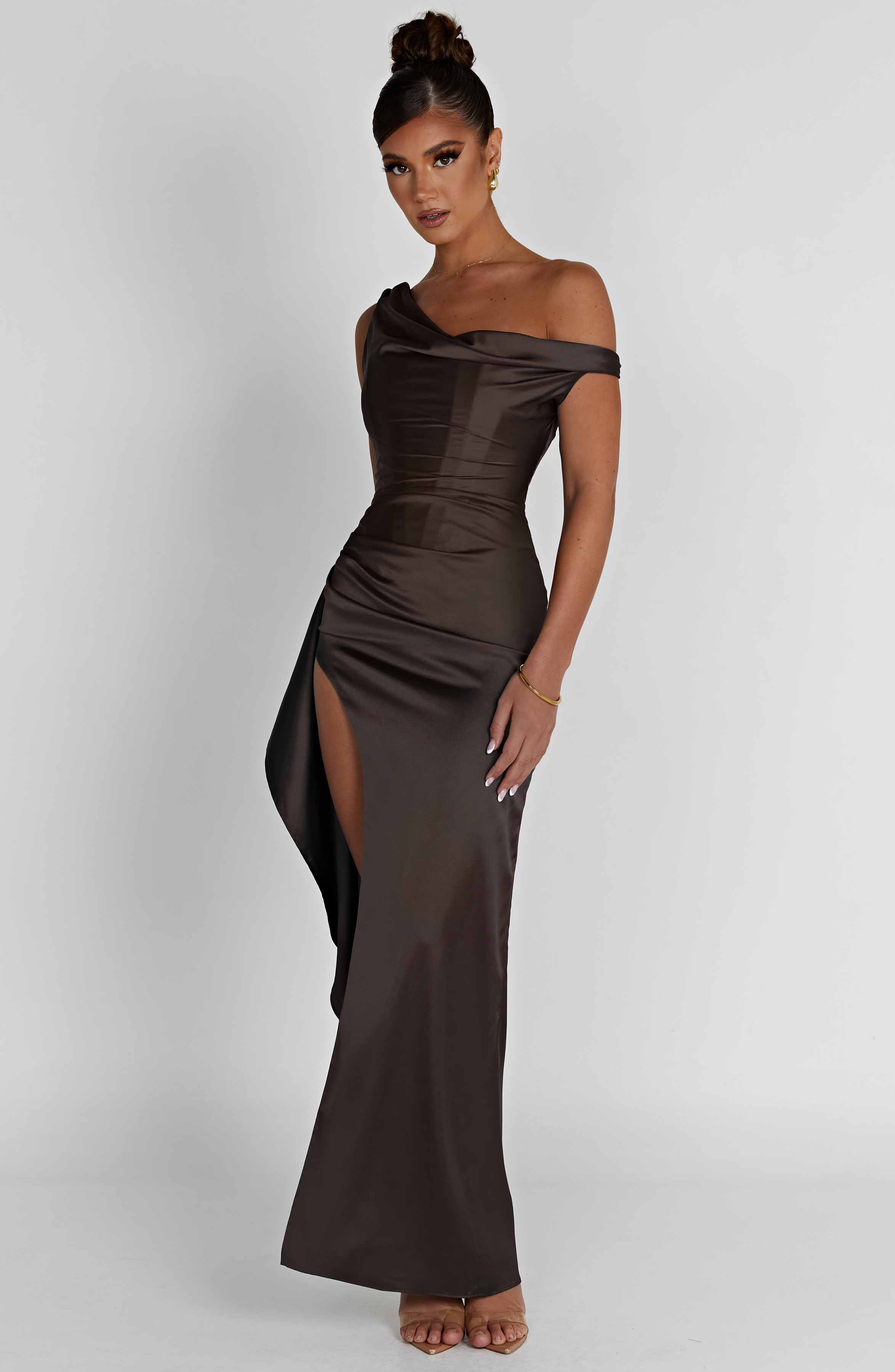 Juliene Maxi Dress - Charcoal