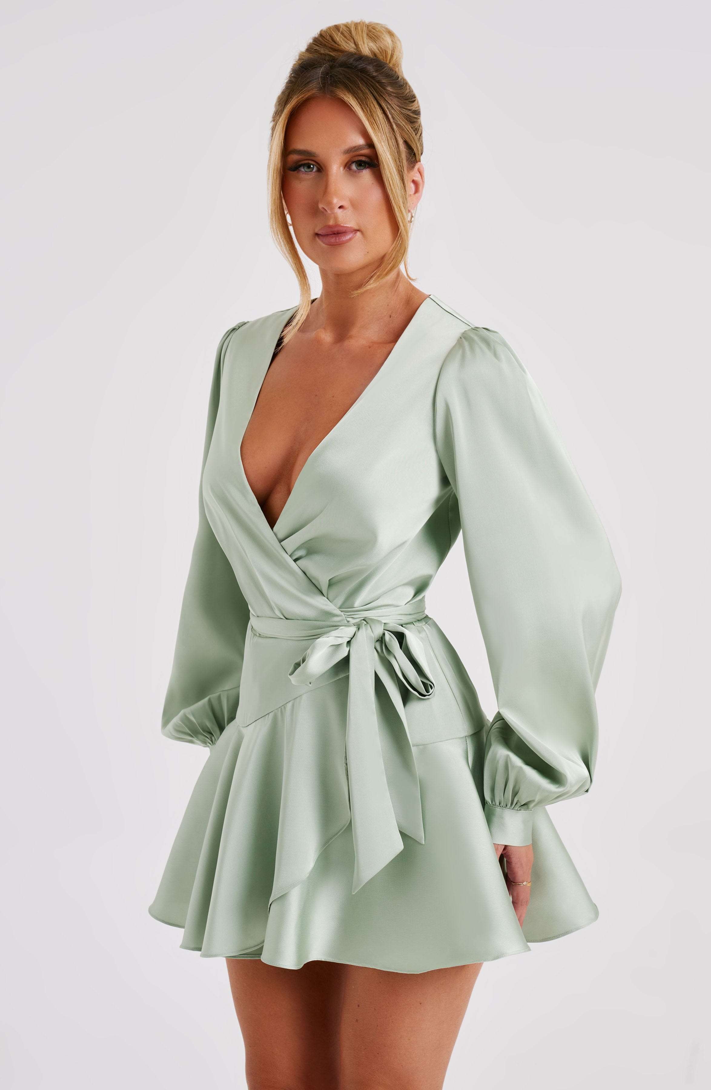 Ellis Mini Dress - Sage