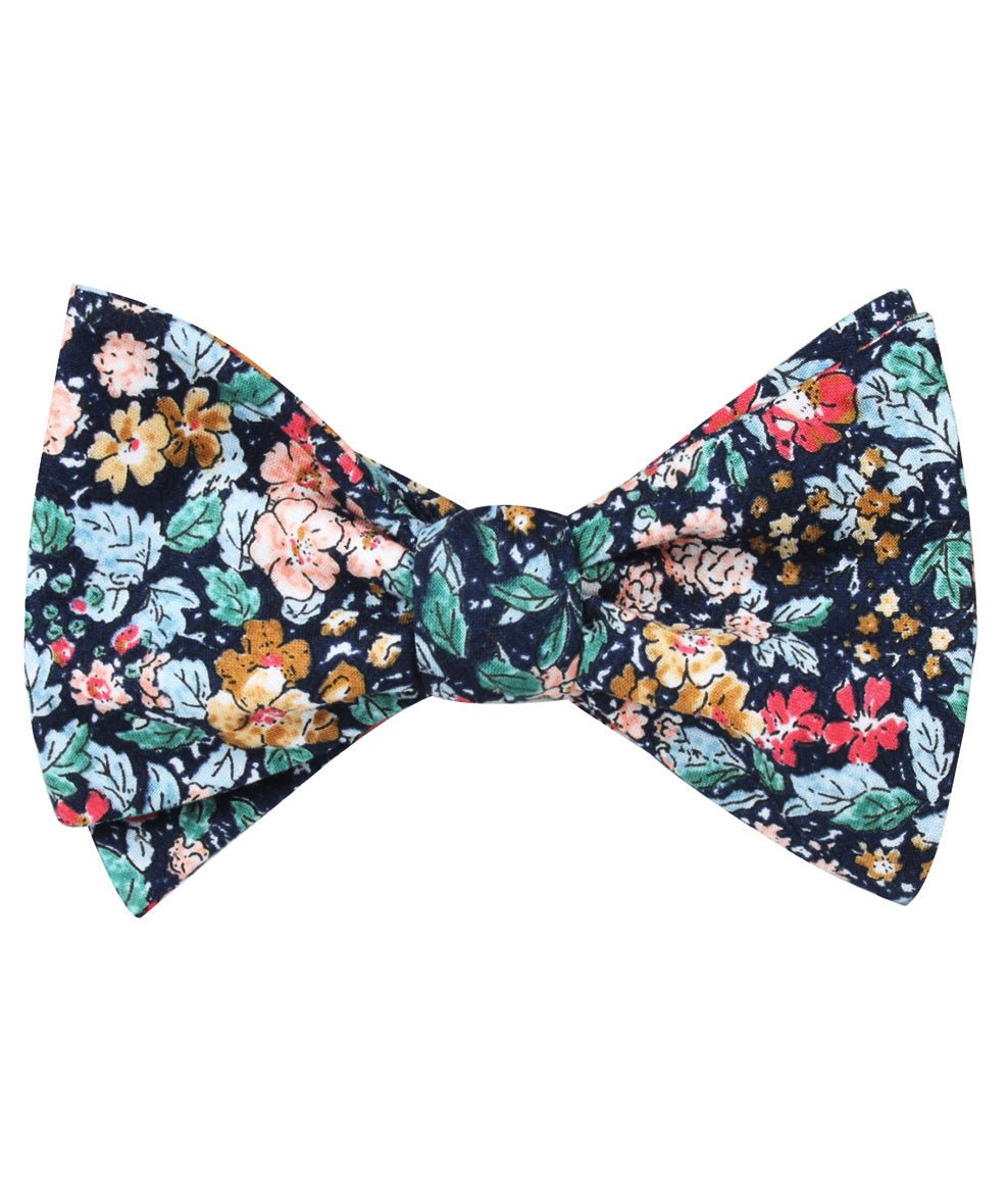 Stura Di Lanzo Floral Self Bow Tie