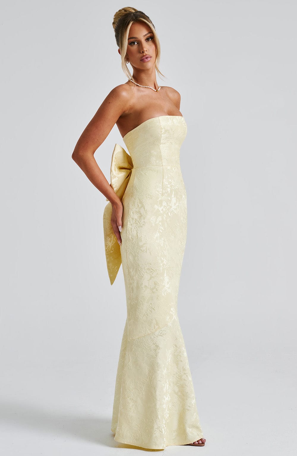 Felicity Maxi Dress - Lemon