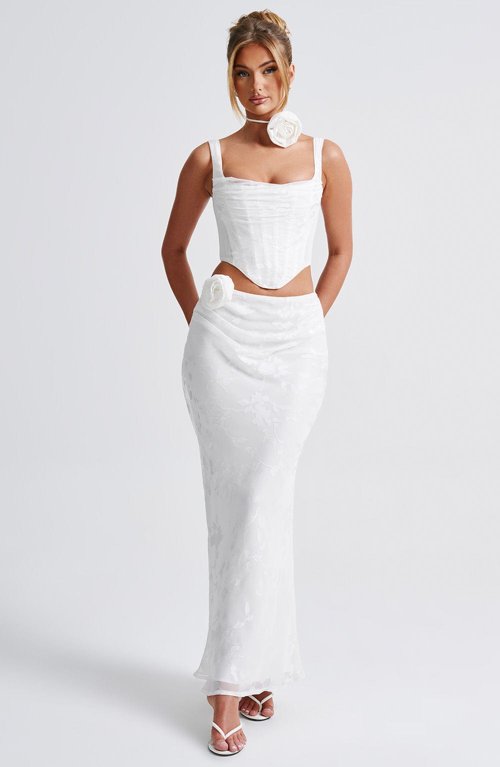 Elizabeth Maxi Skirt - Ivory