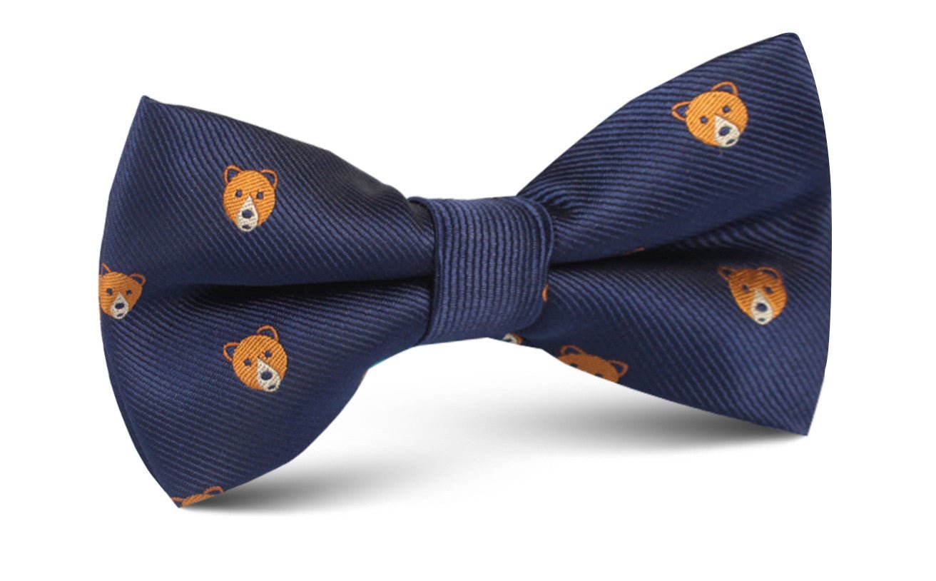 American Brown Bear Bow Tie